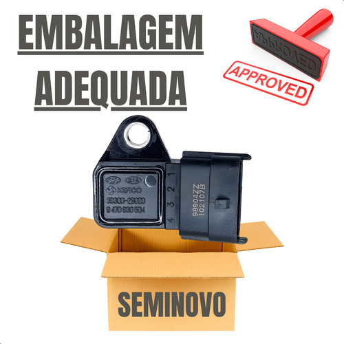 Sensor Pressão Map Hyundai Ix35 2.0 16v Theta Ii 2012 A 2016