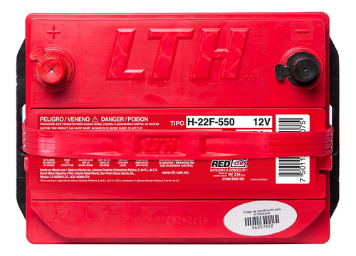 Batería Lth Mg Hs 2023-2023 - H-22f-550