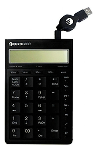 Teclado Calculadora Numerico Usb/solar/bateria - Tecnobox