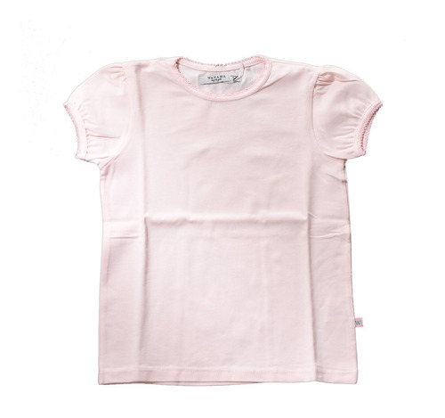 Remera Algodón Niña Wanama Picot 2 Girls Rosa