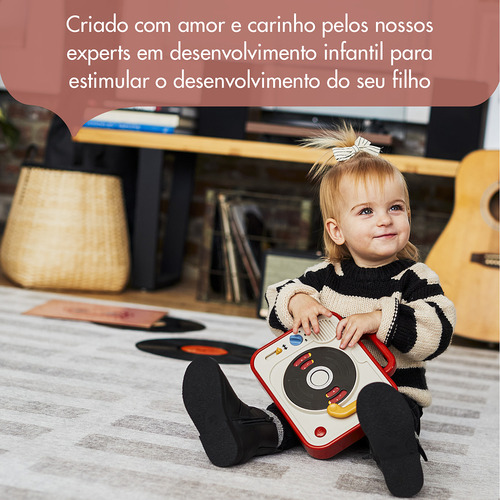 Estação Dj Tiny Rockers 13 Melodias Rock Bebê 12m+ Tiny Love