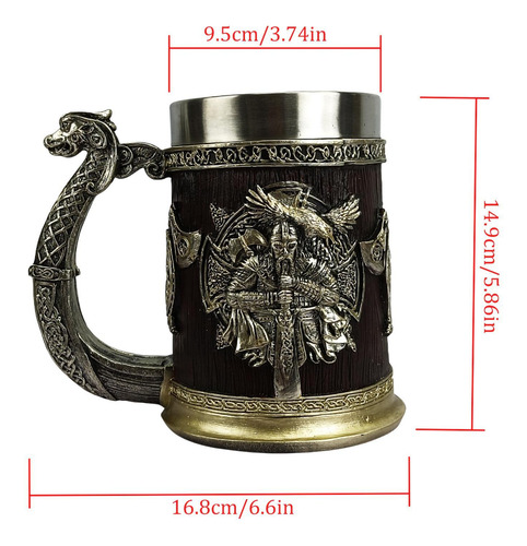 Tazas Vikingas Para Hombres Taza De Jarra Taza Fría De Café