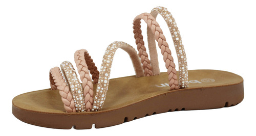 Sandalia De Piso Con Tiras Berlin Mod 801208 Color Pink