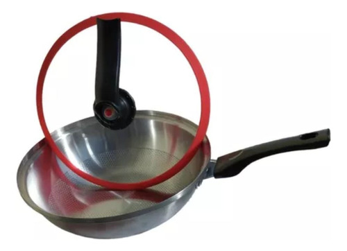 Sarten Wok 30 Cm Acero Inoxidable Multifunción