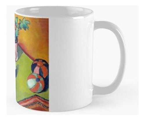 Taza Pintura Famosa De August Macke's Little Walter's Toys (