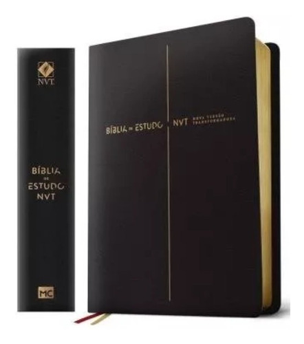 Biblia De Estudos - Nvt - Preta - Mundo Cristao
