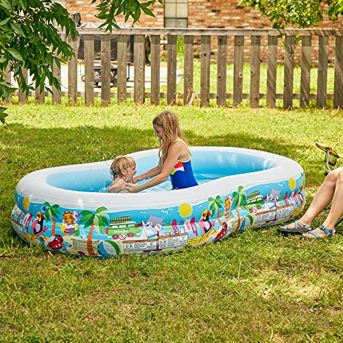 Pileta Inflable De 262 X 160 X 45 Cm Para Niños A Partir De