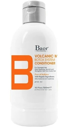 Imagen 1 de 1 de Acondicionador Hidratante Post Botox Baor B Volcanic Mud
