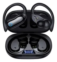 Comprar Mertto T07 Auriculares Inalámbricos, Auriculares Internos Con Pantalla Digital Reproducción De 96 Horas Auriculares Deportivos Bluetooth Cómodos Auriculares Deportivos Negros