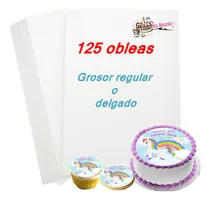 Comprar Hojas 125 Pzas Obleas De Arroz Almidón De Papa Comestibles
