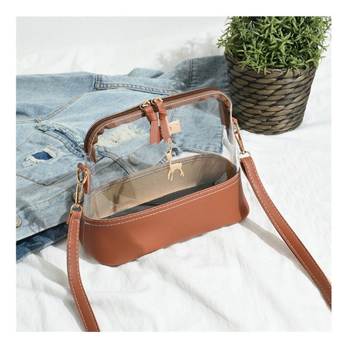Bolso De Hombro Transparente Para Mujer