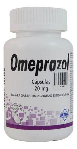 Omeprazol 20 Mg Frasco Con 120 Cápsulas