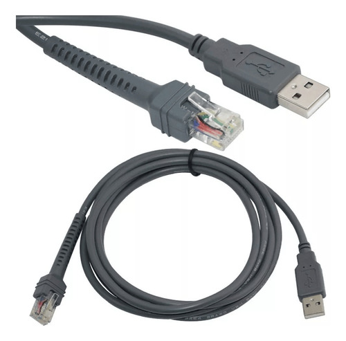 Cable Usb Symbol Zebra Ls2208 Ls9208 Ls3578 Ds4308