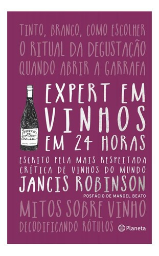 Livro Expert Em Vinhos Em 24 Horas