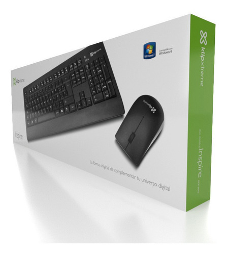 Imagen 4 de 5 de Combo Teclado Y Mouse Inalámbrico Klip Xtreme Kck-265s