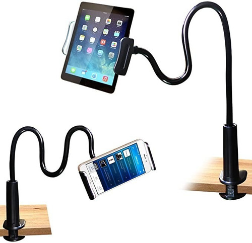 Soporte Para Celular Escritorio Mesa Con Clip Ajustable