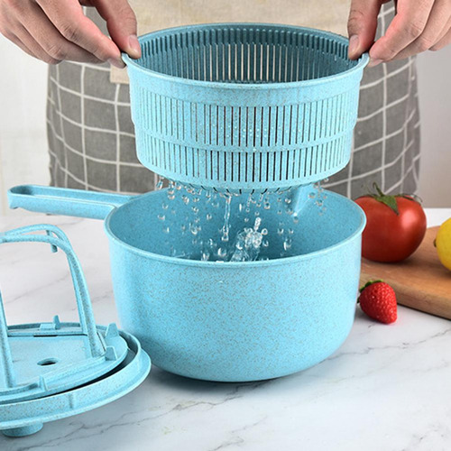 Escurridor Manual Para Ensalada, Hojas Y Lechuga