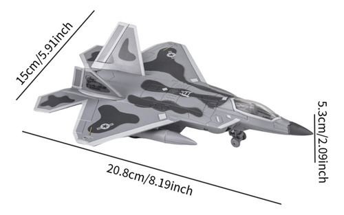 Modelo De Caza De Aleación 1/72, Juguete Gris