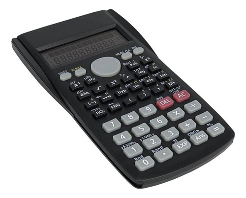 Calculadora Científica 240 Funções Com Capa Protetora Preto