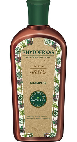 Shampoo Dia A Dia Verbena E Capim-limão Phytoervas 250ml