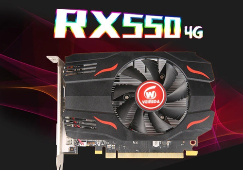 Tarjeta Video Grafica Amd Radeon Rx550 4gb Gddr5 Original