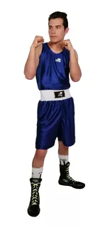 Uniforme De Boxeo Hombre Fire Sports® Olimpico Box Azul