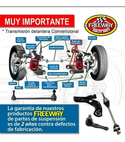 Buje Inferior Grande Toyota Pius C 2018-2020 Yaris 2006-2016