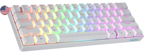 Geek Gk61 60% | Teclado De Juego Mecánico Caliente | 61 Keys
