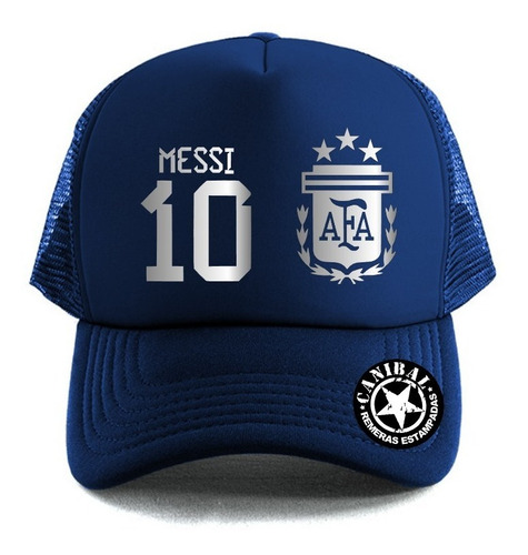 Gorras Trucker Afa Messi 10 2022 Remeras Estampadas Canibal