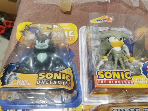 Super Posers Lote 7pz Figuras Sonic Jazwares Shadow Werehog (Usado)