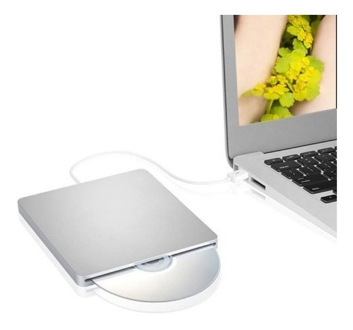 Imagen 5 de 5 de Externo Usb 2.0 Cd-rw Escritor Quemador Dvd-r Lector Reprodu