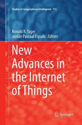 Libro New Advances In The Internet Of Things - Ronald R. ...