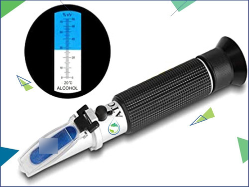 Alcohol Optico Refractometro 0 80% Alcohol De Volumen% Atc