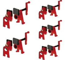 Comprar Kit 5 Grampo Sargento Para Canos 3u002F4 Tipo Pipe Clamp Charbs