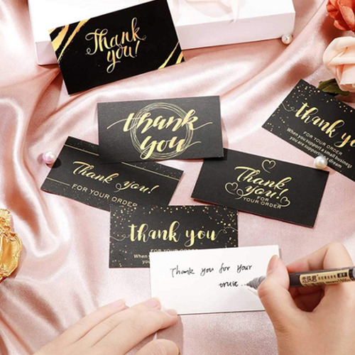 60 Tarjetas De Agradecimiento Para Clientes Que Compren Tarj