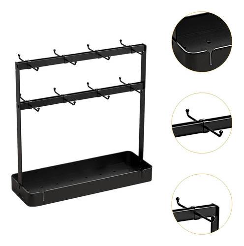 Soporte Para Tazas De Café Con Base De Almacenamiento,
