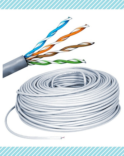 Cable De Red Utp Lan Categoría 6 Alta Velocidad 15 Mt C/rj45