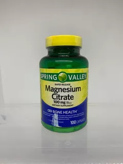 Magnesio Citrate 100mg - 100 Cap Spring Valley
