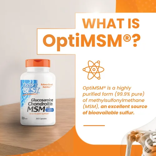 Suplemento Doctor's Best Glucosamina Y Condroitina Msm 360ct
