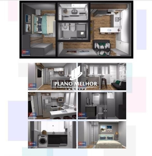 Imagem 3 de 11 de Apartamento Para Venda No Bairro Jardim Penha, 2 Dormitórios, 1 Vaga, 40 M2.ap1426 - Ap1426