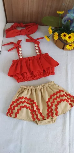 Roupa Fantasia Moana Baby