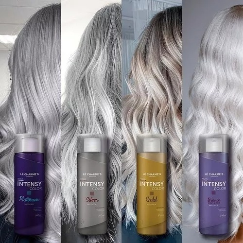 Kit 3x - Matizador De Cabelo Le Charmes 300ml Tons Diversos! Platinum