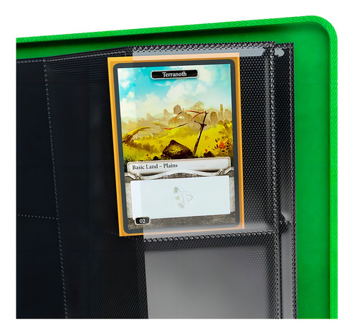Zip Up Pasta Album Verde Magic Ygo 160 Card Gamegenic
