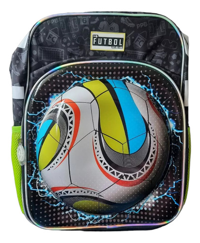 Mochila 18 Pulgadas Escolar Pelota Amo El Futbol Phiphi Bags