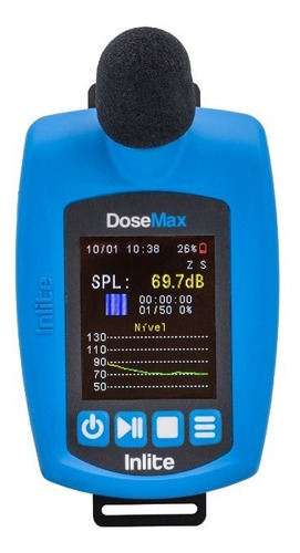 Dosímetro Digital Dosemax Com Filtro De Bandas De Oitava 6v