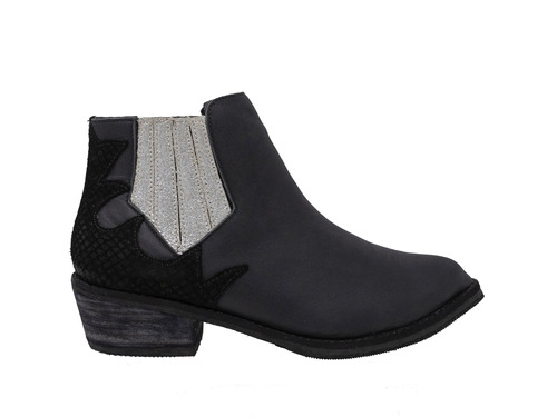 Botin Mujer Ms Urbano Cuero C/ Elastico