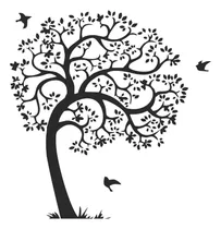 Comprar Vinilos Decorativos Arboles Niños Niñas Cuarto Papel Tapiz