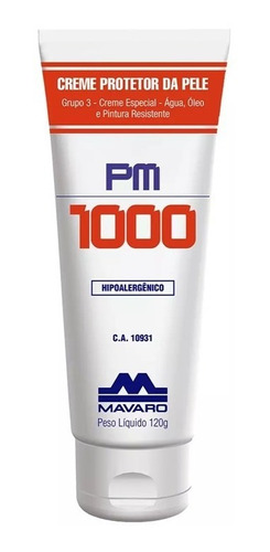 Creme Protetor Pm 1000 120g Mavaro (10 Unidades)