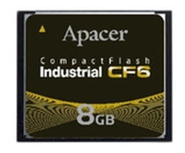 Tarjeta Apacer 8 Gb Industrial Cf6 8 Gb Compact Flash Cf6