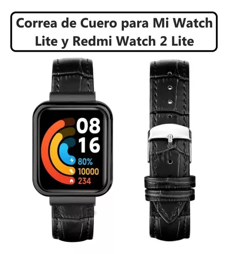 Correa De Cuero Para Xiaomi Mi Watch Lite Redmi Watch 2 Lite